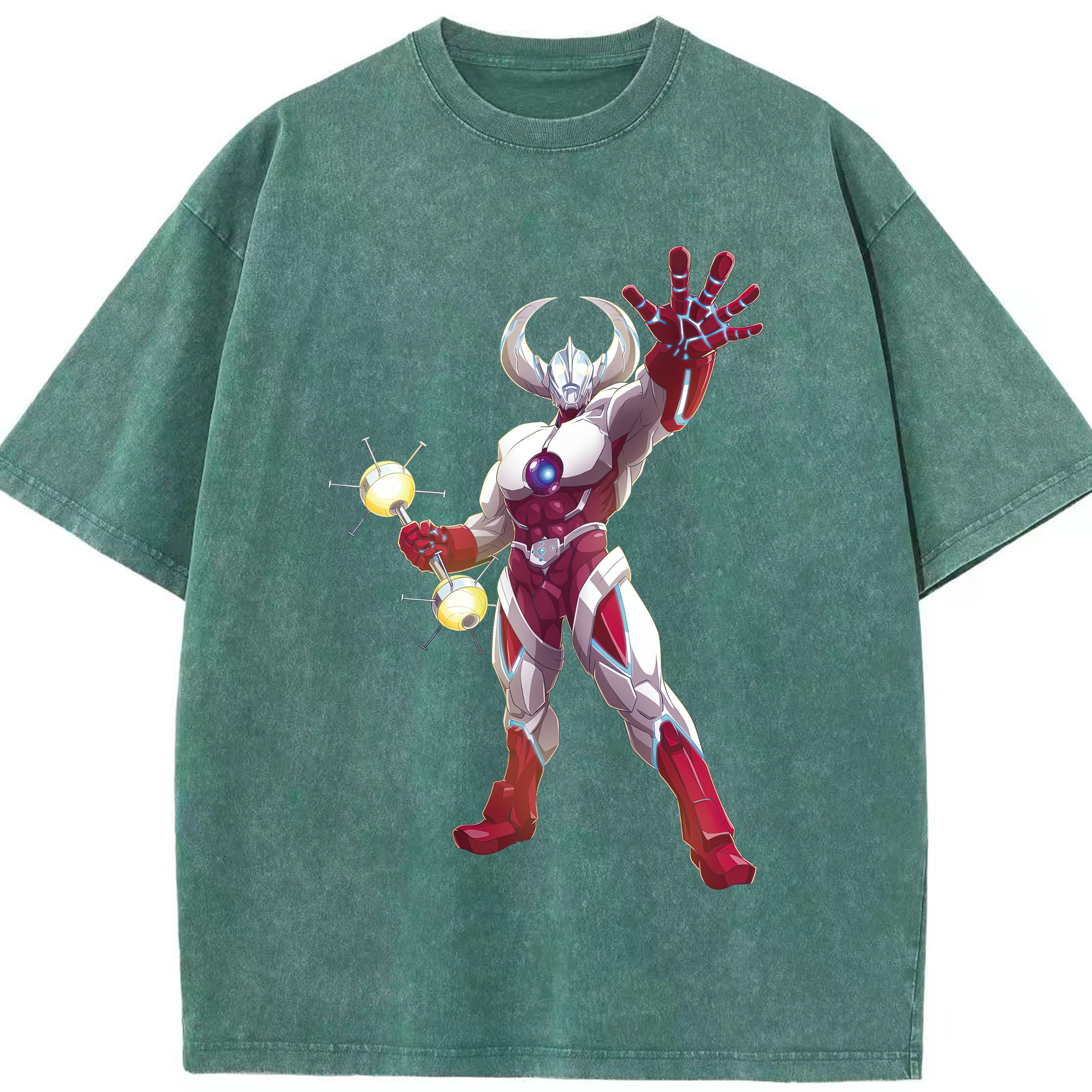 （画像用） ウルトラマン Ultraman 綿100% ヴィンテージ風 半袖Tシャツ（フロントプリント）